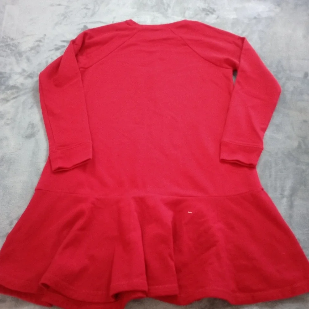 Polo Ralph Lauren Dress Kids XL Red Polo Bear Cotton Blend Preppy‎ Classic